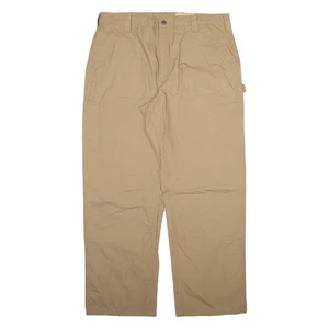 Pantalón CARHARTT Carpenter Hombre Beige Relajado Recto W40 L32 - Imagen 1 de 6