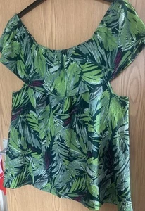 Women’s Off The Shoulder Summer Top By Nutmeg Sz 16 - Picture 1 of 4