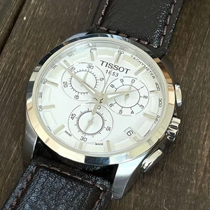 TISSOT Couturier Cronografo Acciaio Inox 43mm Quarzo Usato - Foto 1 di 10
