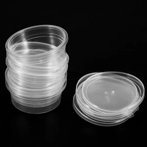 Paquete de 12 mini contenedores de almacenamiento de arcilla colorida pequeños apilables para - Imagen 1 de 12
