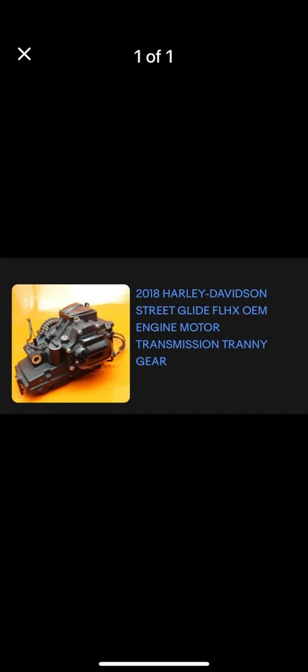 2018 HARLEY-DAVIDSON STREET GLIDE FLHX OEM MOTOR TRANSMISSÃO TRANNY GEAR - Imagem 1 de 1