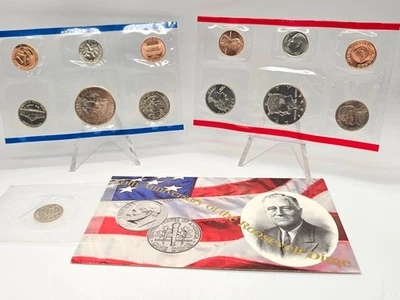 1996 P & D U.S. Mint Set **11 COINS INCLUDING WEST POINT DIME** - Image 1 of 4
