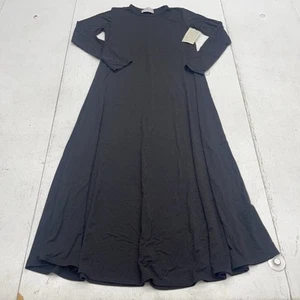 Pea Bee & Jae Black Halo Long Sleeve Maxi Dress Youth Girls Size 8 Defects - Picture 1 of 8