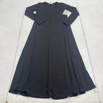 Pea Bee & Jae Black Halo Long Sleeve Maxi Dress Youth Girls Size 8 Defects - Image 1 of 4