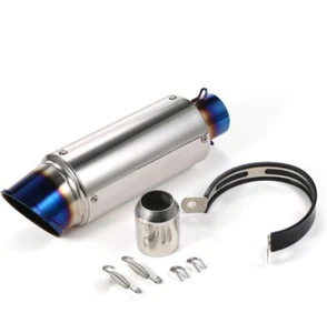 38-51mm Universal Motorcycle Exhaust  Tail Refit Exhaust Muffler Fit Q3K1 - Picture 1 of 6