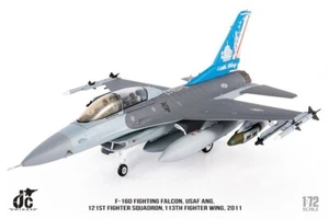 JC Wings 1:72 USAF Lockheed F-16D Falcon (JCW-72-F16-016) Die-Cast Model Plane - Picture 1 of 10