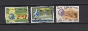 s41445 VIETNAM 1973 POSTFRISCH ** Interpol 3v Y&T 455/57 - Bild 1 von 1