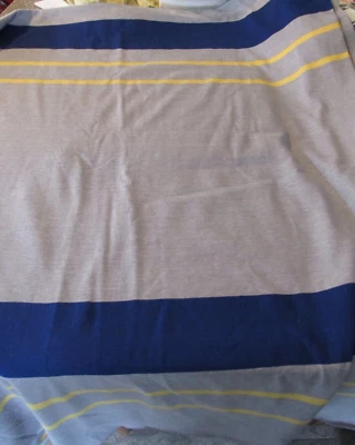 Tubo elástico de tecido azul 2 jardas x 64 pol. com listras tipo poliéster ou náilon - Imagem 1 de 4