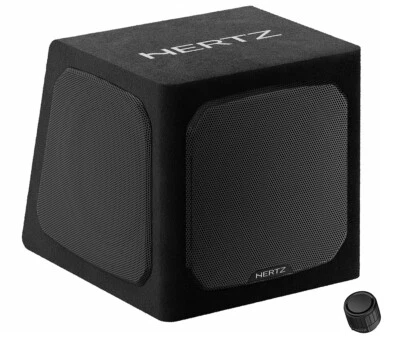 Hertz DBA201 Aktiv Active Subwoofer Bass Gehäuse mit Endstufe Verstärker 3x20cm - Bild 1 von 4