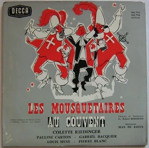 MAX DE RIEU (2LP 33T) LES MOUSQUETAIRES AU COUVENT - JAN MARA - Picture 1 of 2