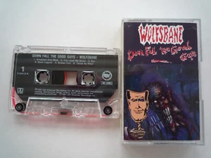 WOLFSBANE - DOWN FALL THE GOOD GUYS -  CASSETTE TAPE - TESTED  24/12/24 - Picture 1 of 1