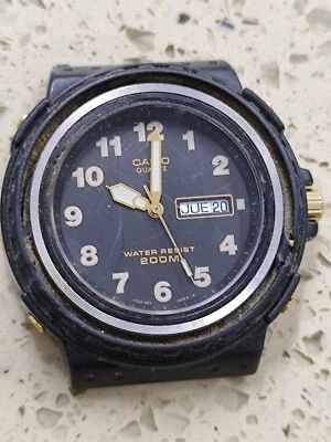 Casio MRD-201W mod 394 Diver 200m Funciona para piezas Foto 1 de 4