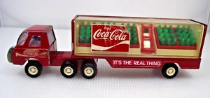 Camión de reparto Buddy L Coca Cola vintage con 5 estuches de Coca-Cola y camión de mano - Imagen 1 de 11