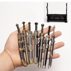 Keychain Ring Mini Sword with Sheath Tang Hengdao Han Sword China Ancient Sword - Picture 1 of 13