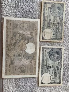 1927-1938 BELGIUM BANKNOTE - Picture 1 of 2