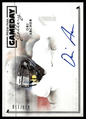 2014 Press Pass Gameday Gallery #GG-DA2 Dri Archer Silver #/150 - Image 1 of 2