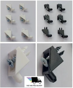 IKEA ORIGINAL - SHELF SUPPORT - KOMPLEMENT PAX RANGE - 6 PIECES - BLACK OR WHITE - Picture 1 of 7