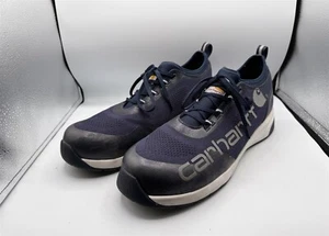 CARHARTT MENS FORCE WORK SHOES NANO COMPOSITE TOE SIZE US 13 NAVY BLUE WORK - Picture 1 of 13