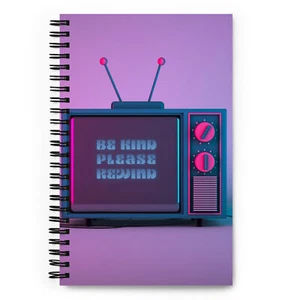 Be Kind, Please Rewind - Spiral Journal Notizbuch - Bild 1 von 2