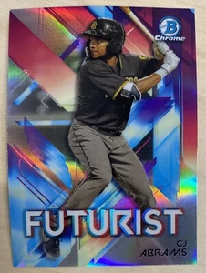 CJ ABRAMS - 2021 Bowman Chrome FUTURIST #FUT-CA - SAN DIEGO PADRES - Picture 1 of 2