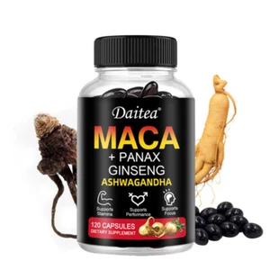 Maca + Ginseng + Ashwagandha - Hormonspiegel ausgleichen, Energie erhöhen - Bild 1 von 8