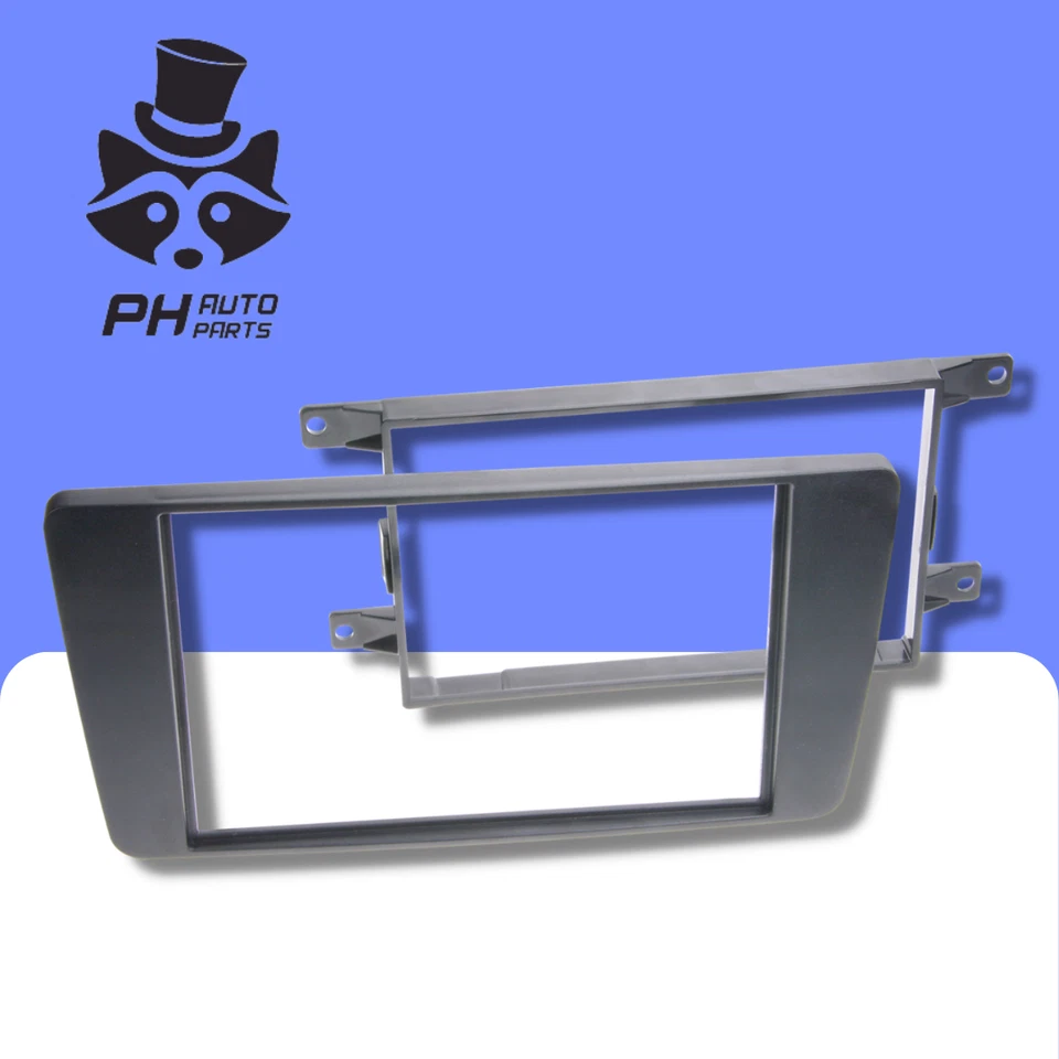 Skoda Yeti (09-14) and Octavia (04-13) Fascia Double DIN Radio Adapter Panel - Image 1 of 1