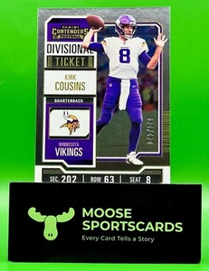 Boleto divisional Panini Contenders Kirk Cousins 2023/149 - Imagen 1 de 3