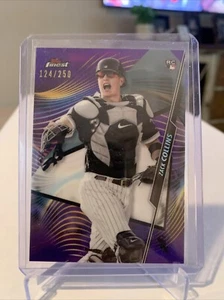 2020 Topps Finest Rookie Zack Collins PURPLE Refractor /250 Chicago White Sox 48 - Picture 1 of 2