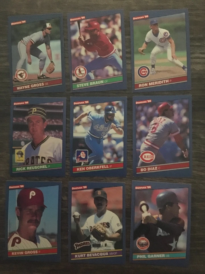 1986 Donruss # 501-653 You Pick Complete Your Set RC Stars HOF - Image 1 of 1