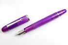 Penlux Masterpiece Grande Fountain Pen in Aurora Australis Purple- Medium Point