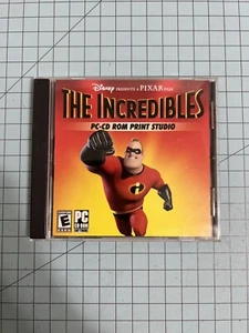 The Incredibles PC-CD ROM Print Studio Disney Pixar (Win 98/Me/XP) Computer Game - Picture 1 of 6