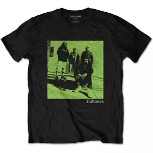 ** T-shirt ufficiale con licenza The Deftones Green Band foto ** - Foto 1 di 3