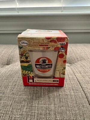 Banpresto Ichiban Kuji - Taza de cristal vintage de cómics de Navidad de Mickey Mouse Foto 1 de 4