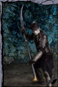 Arma de barra Larp - lanza elfo oscuro divisible noche 210 cm Epic Armoury - Imagen 1 de 1