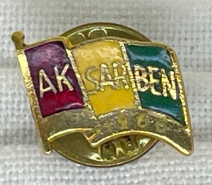 1966 Vintage Aksarben Ak-Sar-Ben Membership Lapel Pin Omaha Nebraska NE - Picture 1 of 3