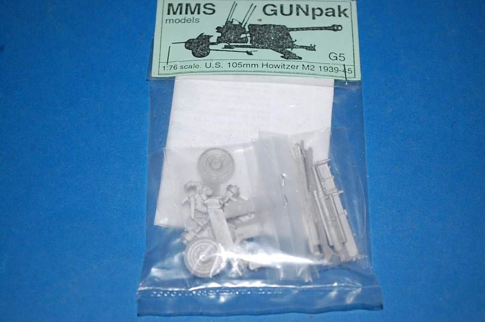 MMS Models G5 – US 105mm Howitzer M2 1939-45 scala 1/76 - Immagine 1 di 1