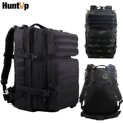 HUNTVP 45L Militär Taktische Rucksack Wasserdicht Armee Assault Kampfrucksack