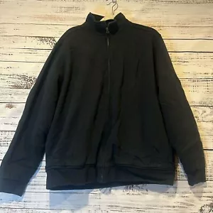 LL Bean Katarina Iron Works Sherpa Lines Zippered Sweatshirt Jacket Size L Tall - Bild 1 von 7