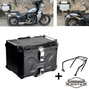 Heck Kofferraum Aufbewahrung Top Case Kit für Harley Street Bob FXBB FXBBS FXST 2018-2023 - Bild 1 von 12