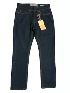 NEU Vintage Genes Slim Fit Denim blau Jeans Herren Größe 28x30 gerades Bein Neu mit Etikett - Bild 1 von 8