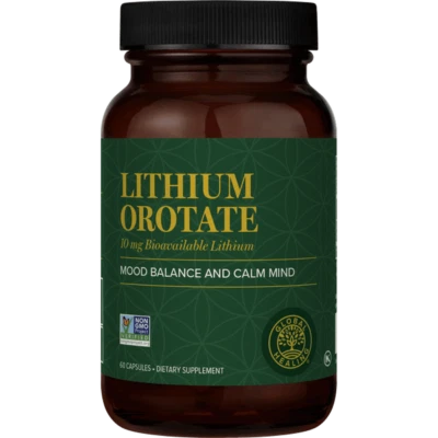 Global Healing Lithium Orotate 10mg Supplement - 60 Capsules - Image 1 of 4