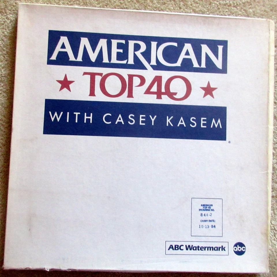 Casey Kasem American Top 40 October 13, 1984 10/13/84 LP Barry Gibb Prince RARE - Image 1 of 4