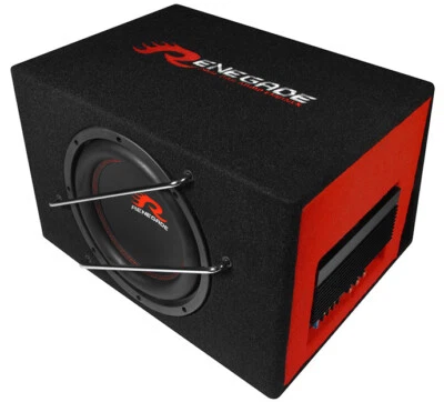 Renegade RXV 1000A Aktive 25cm Bassreflex Box 400 Watt Aktiv-Bassreflex Sub - Bild 1 von 4