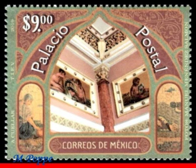 19-03 MÉXICO 2019 PALACIO POSTAL, CORREO, ARTE, PINTURA, ARQUITECTURA, MNH Foto 1 de 2
