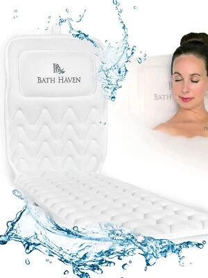 Full Body Bath Pillow, Bathtub Mattress Luxury Cushion with Large Suction Cup... - Image 1 of 4