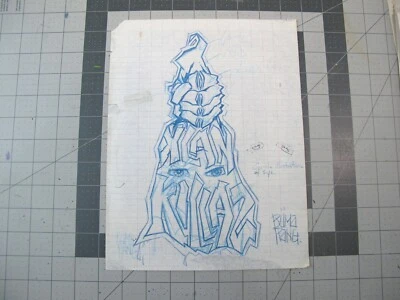 De colección Años 90 Hip Hop Arte Original Joe Buck Concepto Logo Klan Killaz 3C Foto 1 de 4