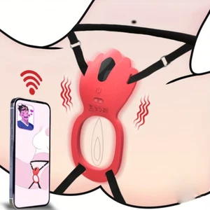 Couple Sex Toys Wearable Panty Vibrator Vibrating Penis Ring Clitoral Stimulator - Picture 1 of 9