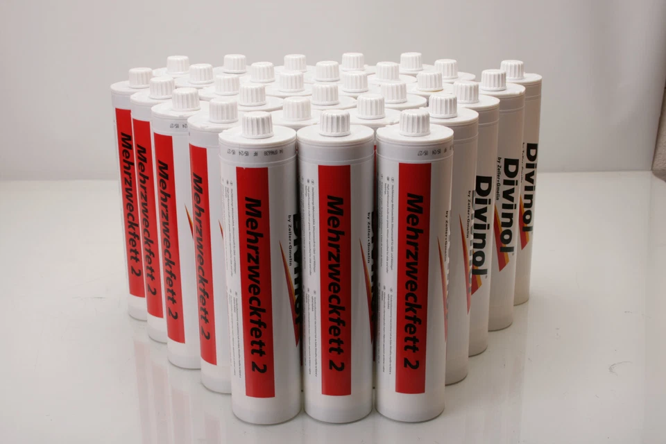 30 x 500 g (9,84 €/kg) Divinol Mehrzweckfett NLGI 2 22971 500 g Reiner - Bild 1 von 1