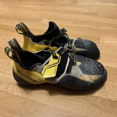 Zapatos de Escalada La Sportiva Solution EU 43 Hombre 10 Mujer 11 Amarillo Negro Usados Foto 1 de 4