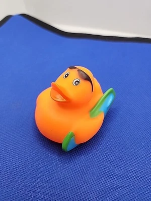 Tabla de surf de goma Ducky Duck 2" naranja neón con gafas de sol Foto 1 de 4